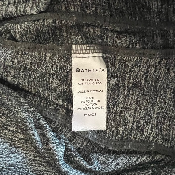 Athleta Baja Heather Grey Zip Hoodie Size XSP - Picture 9 of 10